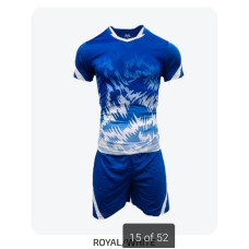 Men's Soccer Kit Dark Blue White