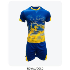 Men's Soccer Kit Dark Blue Yellow