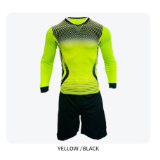 Men's Soccer Kit Yellow Black