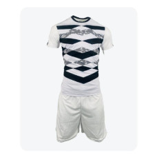 Men's Soccer Kit White Black