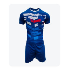 Men's Soccer Kit Blue White
