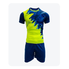 Men's Soccer Kit Yellow Blue