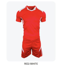 Men's Soccer Kit Red White 2