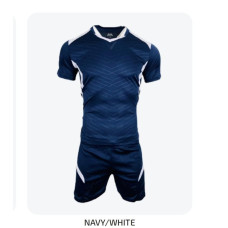 Men's Soccer Kit Navy White 2